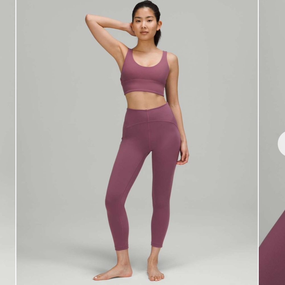 NWT Lululemon InStill High-Rise Tight 25" - Vintage Plum - size 4
